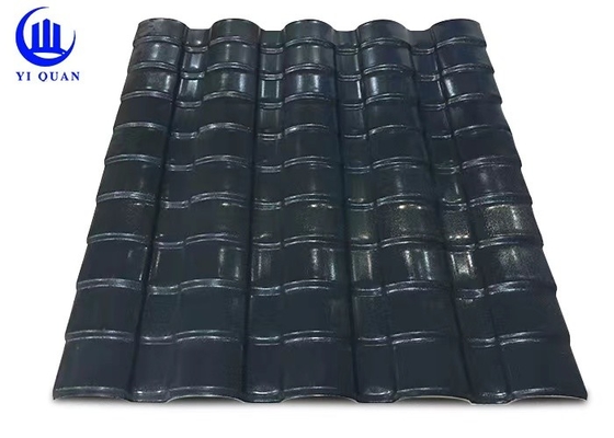 Heat Insulation Bamboo Resin Tile Corrugated Little Roof Tile