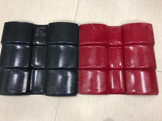 Heat Insulation Bamboo Resin Tile Corrugated Little Roof Tile