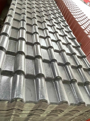 Long Lifespan ASA Synthetic Resin Roof Tile Color Lasting Fire Resistance