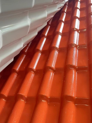 Long Lifespan ASA Synthetic Resin Roof Tile Color Lasting Fire Resistance