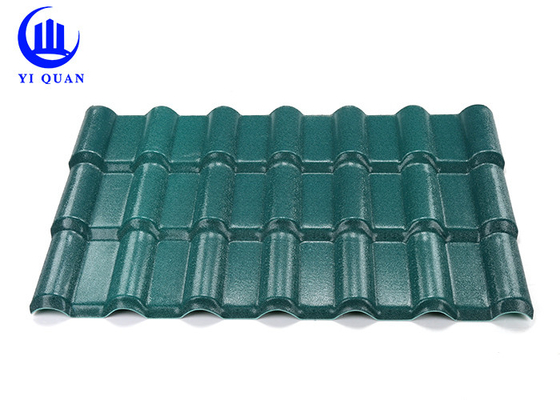 Spanish Fireproof ASA Resin Roof Tile Shingle For Villa Old Buildings
