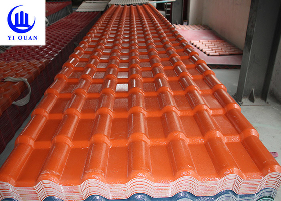 Spanish Fireproof ASA Resin Roof Tile Shingle For Villa Old Buildings