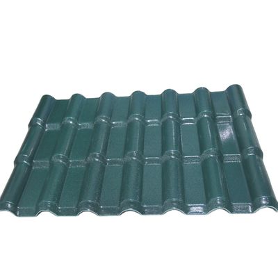 Spanish Style Synthetic Resin Roof Tiles 2.3-3.0mm Thickness