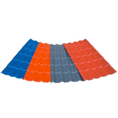 ASA Spanish Style Synthetic Resin Roof Tile - Corrugated Waves