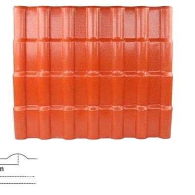 ASA Spanish Style Synthetic Resin Roof Tile - Corrugated Waves