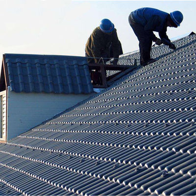 Spanish ASA PVC Resin Roof Tiles for Apartments and Villas