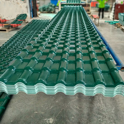 Waterproof Plastic Traditional Chinese Roof Tiles 2.3-3.0mm Thick