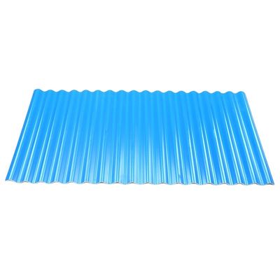 PVC Plastic Roof Tile 1.8mm-3.0mm Thickness 1050mm Width