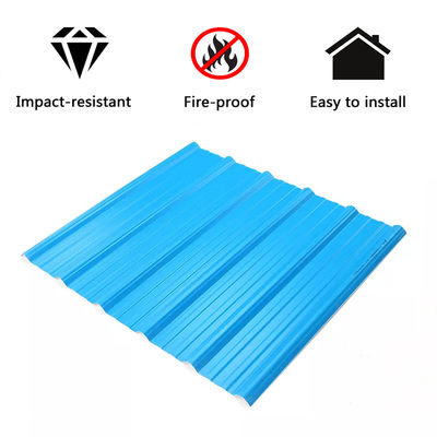 20-Year Warranty PVC Roof Tiles 1.0mm-3.0mm Thickness for Factory Shed