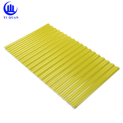 UPVC Roofing Sheet 1.5mm-2.8mm Thickness Trapezoidal Wave Design