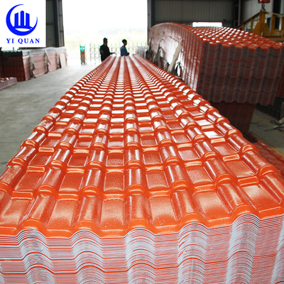 ASA PVC Roof Tile 2.5mm Thick Fire Retardant B1 Rated