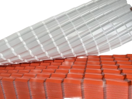 ASA Synthetic Resin Roof Tile 1050mm Width Custom Length Windproof