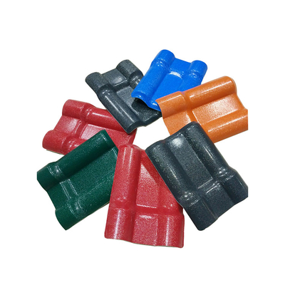 Συνθετικό κεραμίδι 1050mm στεγών ρητίνης PVC απόδειξης πυρκαγιάς πλάτος για το μπαλκόνι εργοστασίων