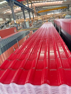 160mm χωρίζοντας κατά διαστήματα κυμάτων μόνωση θερμότητας καιρικής αντίστασης κεραμιδιών ρητίνης του ASA συνθετική