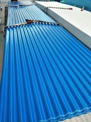 η στέγη PVC πάχους 3.0mm κεραμώνει τα φύλλα υλικού κατασκευής σκεπής καιρικής αντίστασης για το εργοστάσιο