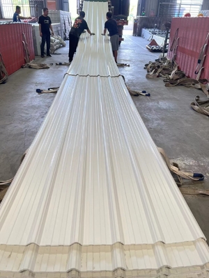 Κυματοειδές πλαστικό κεραμίδια οροφής PVC πυραντίσταση πάχους 2,0 mm