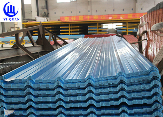 Soundproof αντιδιαβρωτικό πλαστικό ζαρωμένο PVC κεραμίδι στεγών για τα υπόστεγα αποθηκών εμπορευμάτων