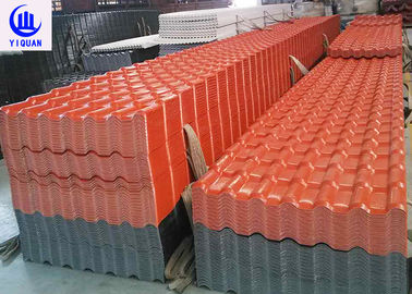 Ισπανικό φύλλο στεγών PVC κεραμιδιών στεγών Upvc πλάτους 960mm για κατοικημένο