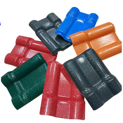 2.5mm ASA Ισπανικό μπαμπού κύμα ρητίνη οροφή φύλλο 1050mm πλάτος