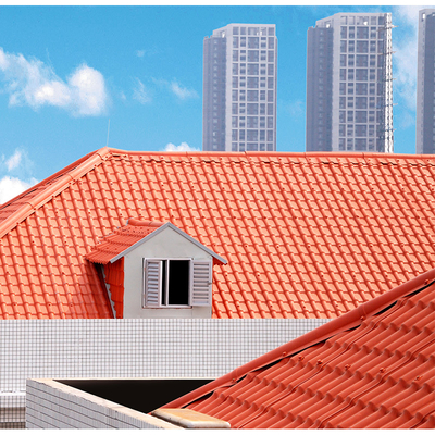 Κεραμίδι στέγης από συνθετική ρητίνη ASA 2,5mm, Πυράντοχο Βαθμολογημένο B1