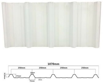 Καταστήστε αλεξίπυρα 1070mm η στέγη PVC που 3 στρώματος κεραμώνει για το φάρμα πουλερικών