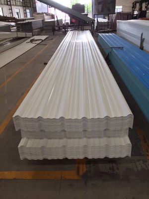 το PVC 930mm ζάρωσε τα ισπανικά πλαστικά φύλλα υλικού κατασκευής σκεπής