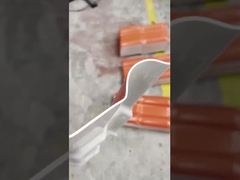 Νέα τεχνολογία ΑΣΑ επικαλυμμένο UPVC ισπανικό φύλλο στέγης